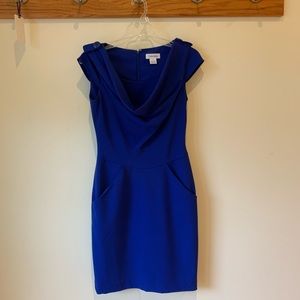 Calvin Klein Royal Blue Sheath Dress With Pockets!!